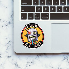 Robot Art Sticker - Stickers | STICK IT UP