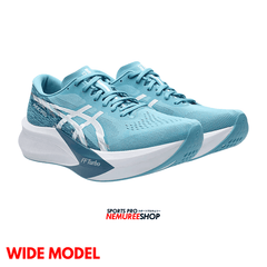 ASICS Running Shoes MAGIC SPEED 4 WIDE (STILLWATER / WHITE) - Nemuree Shop - Online Sports Store