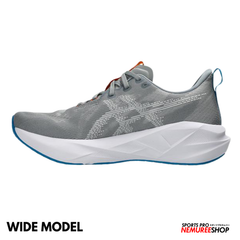 ASICS Running Shoes NOVABLAST 5 WIDE (GRAVEL/WHITE) - Nemuree Shop - Online Sports Store