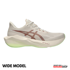 ASICS Running Shoes NOVABLAST 6 WIDE (ROSE DUST/ILLUMINATE YELLOW)