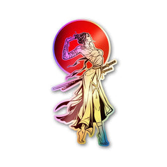 Samurai Girl 3.0 Holographic Stickers - Holographic stickers | STICK IT UP