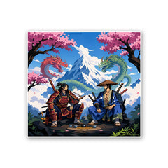 Samurai Group Art Sticker - Stickers | STICK IT UP