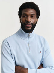 Shield Half-Zip Sweatshirt in Blue