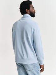 Shield Half-Zip Sweatshirt in Blue