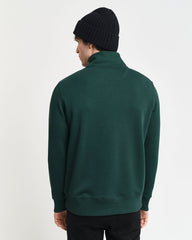 Shield Half-Zip Sweatshirt in Green
