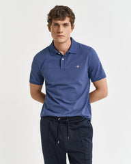 Shield Piqué Polo in Dusty