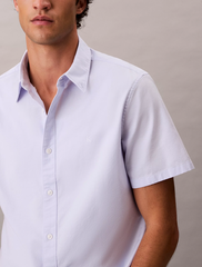 Short Sleeve Oxford Cotton Shirt in Iris