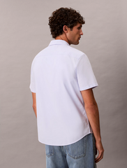 Short Sleeve Oxford Cotton Shirt in Iris