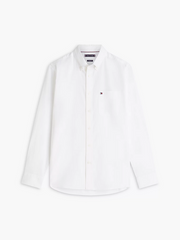 Slim Fit Lightweight Oxford Shirt in White