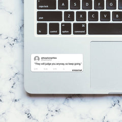 They Will Judge You Sticker - Stickers | STICK IT UP