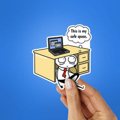 This Is My Safe Space Sticker - Stickers | STICK IT UP