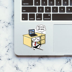 This Is My Safe Space Sticker - Stickers | STICK IT UP