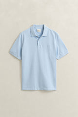 Two-Toned Polo in Sky Blue