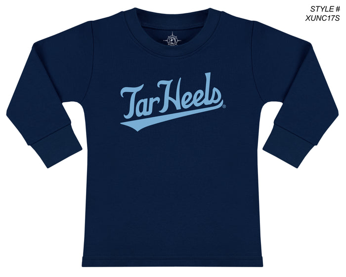 UNC Navy Toddler Long Sleeve