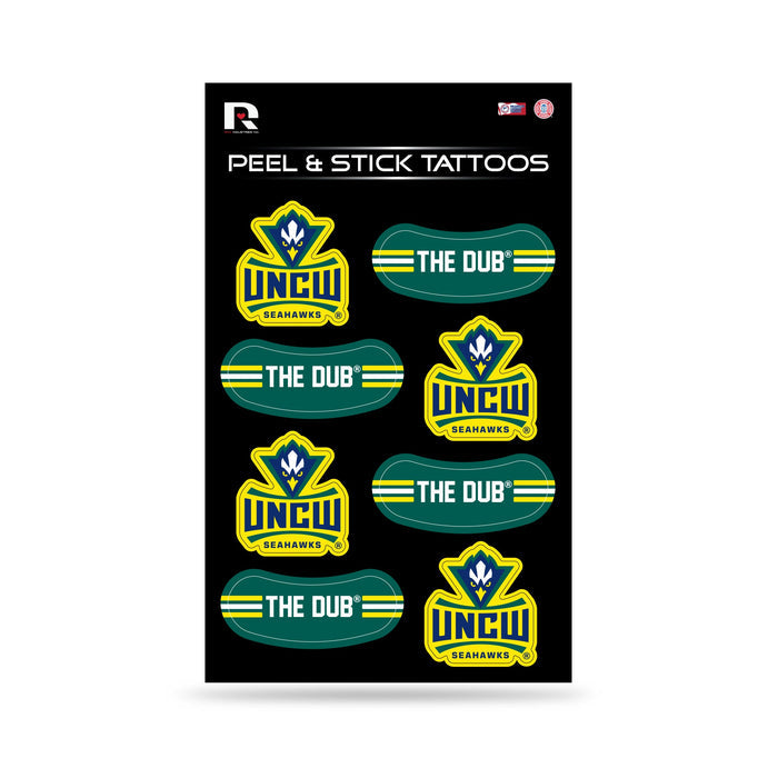 UNCW Peel & Stick Tattoos