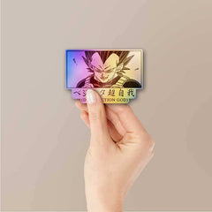 Vegeta Destruction God Holographic Sticker - Holographic stickers | STICK IT UP