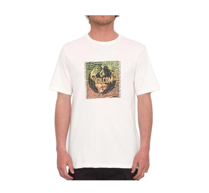 Volcom Earthtrippin Fty Mens Tee Off White