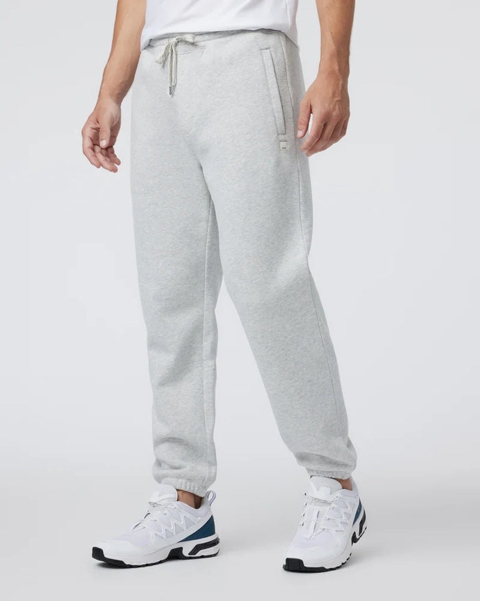 VUORI SEASIDE SWEATPANT 30" LIGHT HEATHER GREY MENS TRACK PANT