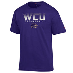WCU Champion Faded Bars S/S Tee