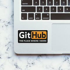 Where I Push My Code Sticker - Stickers | STICK IT UP