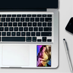 Woman B&W Portrait Holographic Stickers - Holographic stickers | STICK IT UP