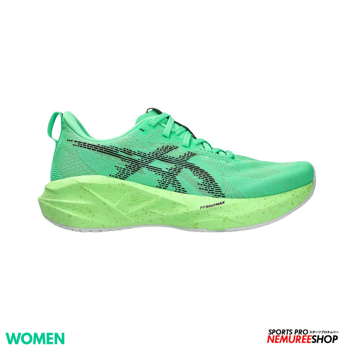ASICS Women Running Shoes NOVABLAST 5 WOMEN (VITAL GREEN / BLACK) - Nemuree Shop - Online Sports Store