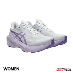ASICS Women Running Shoes NOVABLAST 6 WOMEN (WHITE/MURASAKI)