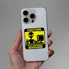 You Are Being Monitored Sticker - Stickers | STICK IT UP