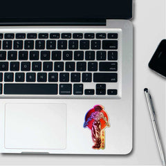 Yujiro Hanma Demon Back Holographic Sticker - Holographic stickers | STICK IT UP