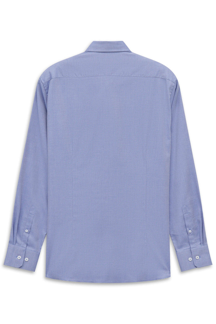 All Over Patterned Shirt in Blue
