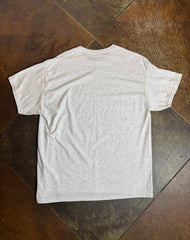 Blue Flowers - Light Grey Tee