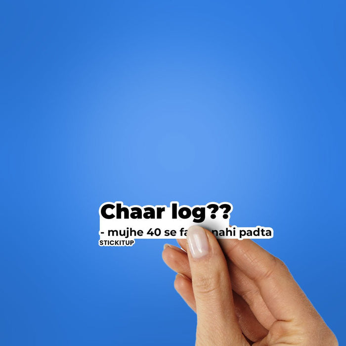 CHAAR LOG Sticker - Stickers | STICK IT UP