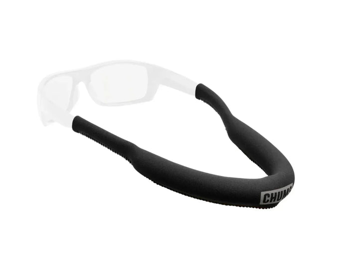 Chums Neo Megafloat black neoprene sunglass strap for watersports
