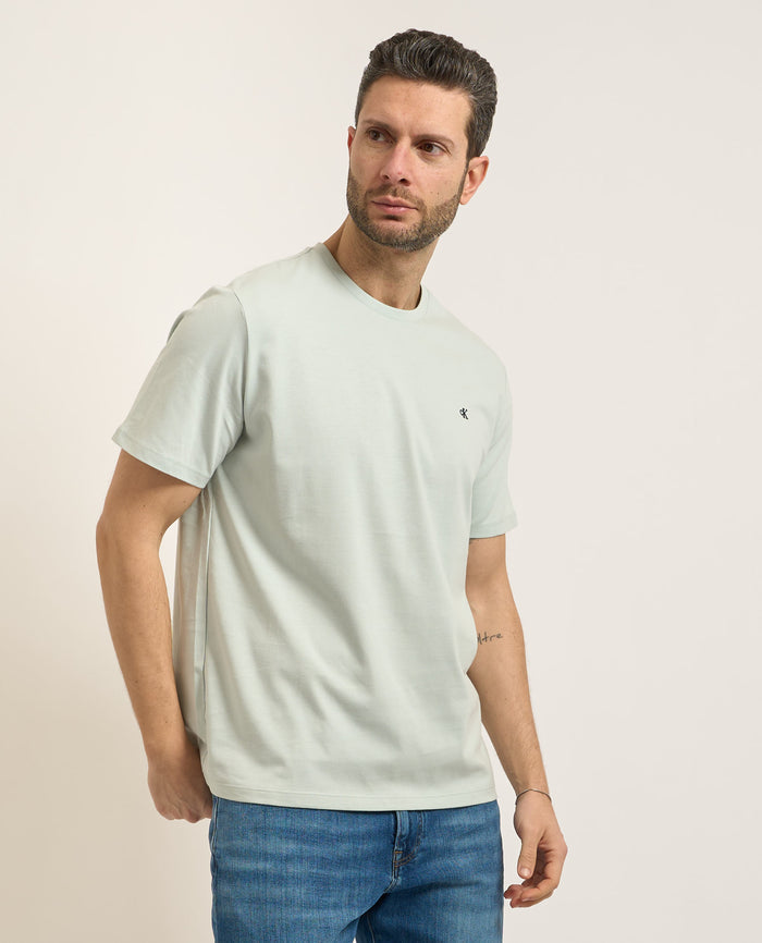 Classic Monogram Tee in Pale Meadow
