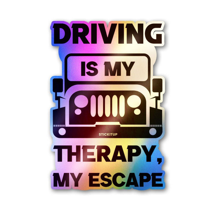 Driving Therapy Sticker Holographic Stickers - Holographic stickers | STICK IT UP