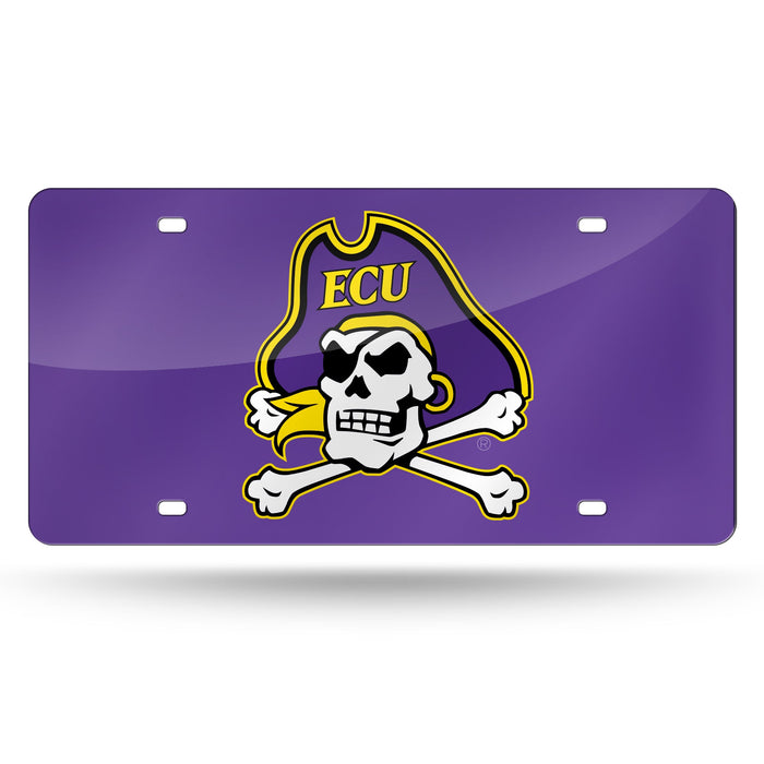 ECU Purple Laser Cut Auto Tag