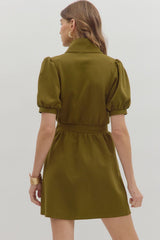 Renna Zip Front Mini Dress
