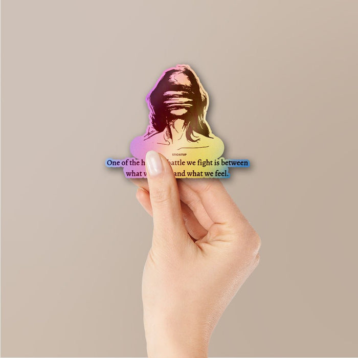 Fight Feel Sticker Holographic Stickers - Holographic stickers | STICK IT UP