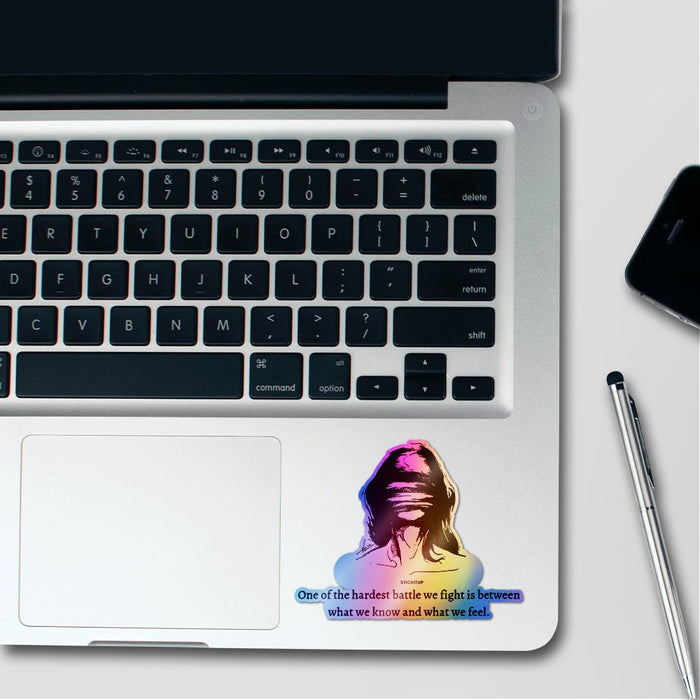 Fight Feel Sticker Holographic Stickers - Holographic stickers | STICK IT UP