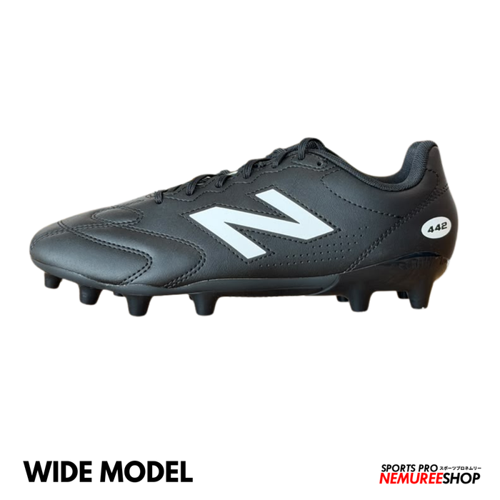 NEW BALANCE Football Shoes 442 CLUB MG WIDE (BLACK / WHITE )