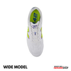 NEW BALANCE Football Shoes 442 TEAM FG V3 WIDE (WHITE / ALKALINE GREEN)