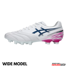 ASICS Football Shoes DS LIGHT ADVANCE WIDE (WHITE/DIGITAL SAKURA) - Nemuree Shop - Online Sports Store