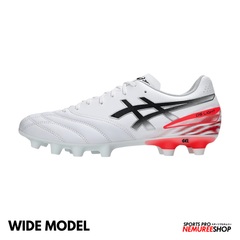 ASICS Football Shoes DS LIGHT ADVANCE WIDE (WHITE/FLASH RED)