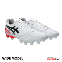 ASICS Football Shoes DS LIGHT ADVANCE WIDE (WHITE/FLASH RED)