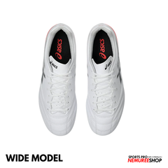 ASICS Football Shoes DS LIGHT ADVANCE WIDE (WHITE/FLASH RED)