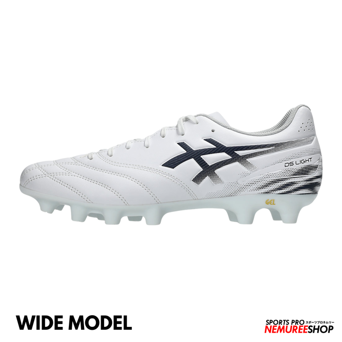 ASICS Football Shoes DS LIGHT CLUB WIDE (WHITE/MIDNIGHT)