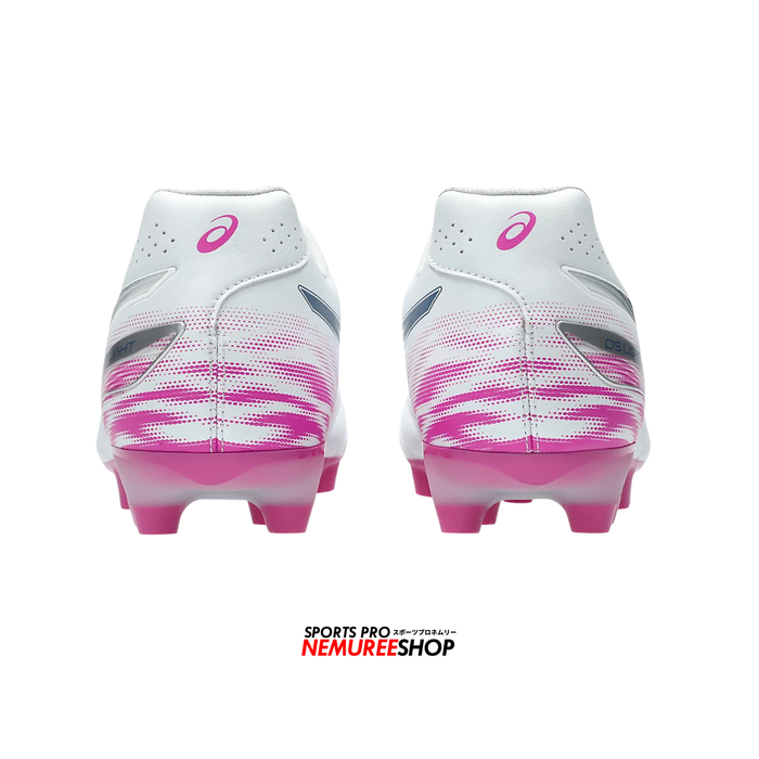 ASICS Football Shoes DS LIGHT PRO (WHITE/DIGITAL SAKURA) - Nemuree Shop - Online Sports Store