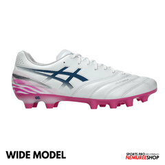 ASICS Football Shoes DS LIGHT PRO WIDE (WHITE/DIGITAL SAKURA) - Nemuree Shop - Online Sports Store