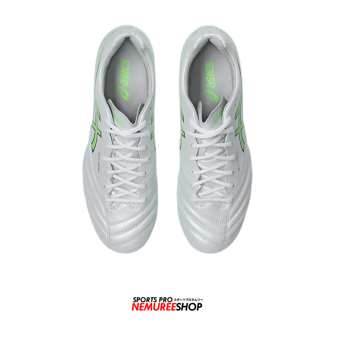 ASICS Football Shoes DS LIGHT X-FLY PRO 3 (WHITE / GREEN GECKO) - Nemuree Shop - Online Sports Store