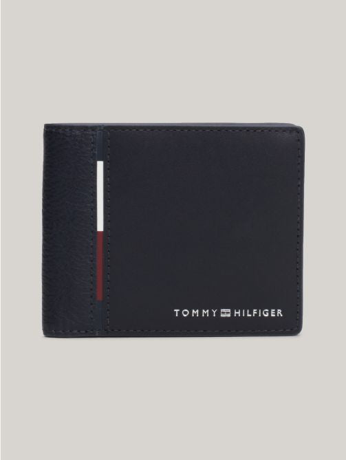 Leather Credit Card Wallet in Blue